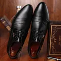 Scarpe Oxford per uomo scarpe formali di marca di lusso uomo moda italiana scarpe da ufficio per