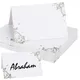 50 Pcs Wedding Place Cards Place Name Cards Blank Table Name Cards White Blank Tent Card Name Place