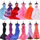 Barbies Doll Clothes Lace Princess Dress Wedding Bride Marriage Dress Party Gown Skirt for Barbies