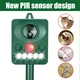 Garden Solar Pest Repeller Ultrasonic Anti Insect Repeller PIR Motion Sensor Flash Light Dog Cat