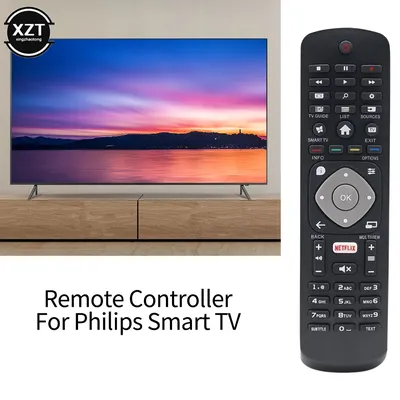 Ersatz-Smart-Fernbedienung 398GR8BDXNEPHH für Philips TV mit Netflix HOF16H303GPD24 398GR08B Fernsehfernbedienung Image