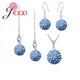 Wholesale Jewelry Sets 925 Sterling Silver 10MM Austrian Crystal Disco Ball Beads Necklace Chains