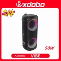 XDOBO VIBE 50W Portable Wireless Bluetooth Speaker BT 5.0 DYNAMIC RGB Light Audio Bass Waterproof