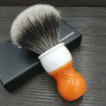 dscosmetic 26 Carrot resin handle two band badger hair and synthetic hair mixed knots shaving brush