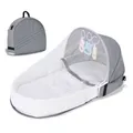 Portable Baby Bed for Newborns Baby Nest with Protection Mosquito Net Foldable Babynest Bassinet
