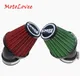 MotoLovee Motorcycle Air Filter 28mm 38mm 42mm 48mm Cleaner Clamp-on 45 Degree Bend Air Intake