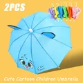 Cute Cartoon Children Umbrella animation creative long-handled 3D ear modeling kids umbrella For