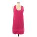 Joie Casual Dress - Shift Scoop Neck Sleeveless: Pink Print Dresses - Women's Size Large