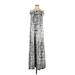 Louna Casual Dress - A-Line Strapless Sleeveless: Silver Dresses - Women's Size Small