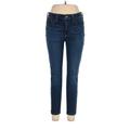 J.Crew Factory Store Jeggings - Mid/Reg Rise: Blue Bottoms - Women's Size 30