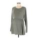 Sonoma Goods for Life Casual Dress: Gray Dresses - Women's Size Medium Maternity