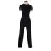 MICHAEL Michael Kors Jumpsuit Crew Neck Short sleeves: Black Print Jumpsuits - Women's Size 4