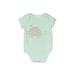 First Impressions Short Sleeve Onesie: Green Tortoise Bottoms - Size 3-6 Month