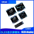 Panneau d'affichage OLED 0.96 pouces IIC blanc/jaune/bleu/bleu Module d'affichage LCD I2C SSD1306