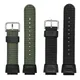 Bracelet de montre en nylon 18mm pour mol pour G-SHOCK W800H Bracelet vert noir SGW400 Fratios W F84