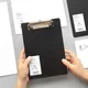 Tablette d'écriture avec clip doré à profil bas A4 A5 horizon bloc-notes feuille pince pour