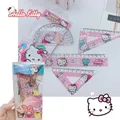 Règle Hello Kitty 4 pièces ensemble de règles de géométrie pour l'école de maths rapporteur