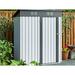 Creationstry 5 X 3 Ft Outdoor Storage Shed, Metal Garden Shed w/ Lockable Doors, Tool Storage Shed | Wayfair JJ-24030012