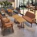 NashyCone Coffee shop leisure area table & chairs | 31.5 H x 49.21 W x 25.59 D in | Wayfair 06XFQ7502GUPKS6WUDSRN