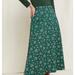 Wearwell Alison Floral Skirt - Green