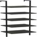 Everly Quinn Adjustable 5-Tier Ladder Shelf - Space Saving, Minimalist Design, Multifunctional Storage, Heavy Duty | Wayfair