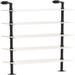 Williston Forge Jormo 5 Piece Tiered Shelf in Black | 70 H x 24.02 W x 10 D in | Wayfair 36268755F7474A67B06B44B3F936E795