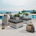 Latitude Run® 5 Pieces PE Wicker Sectional Sofa Set | Outdoor Furniture | Wayfair 0E6D30A5912046EDB5DE8B449EFD5676