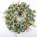The Holiday Aisle® 26" Spring Summer Eucalyptus Berry Wildflower Wreath For Front Door | Wayfair 24ECE564AF2C486CAF8C882084E943C4