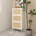 Brayden Studio® Natural Rattan 3 Door Shoe Rack | Wayfair 7E9EE932A23E4AE6B66E158FDD0AA467