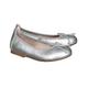 acebos - Ballerinas Metalico In Silber, Gr.39