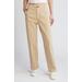 High Waist Relaxed Straight Leg Chinos