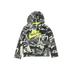 Nike Pullover Hoodie: Black Print Tops - Kids Boy's Size 8