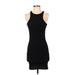 Mani Casual Dress - Sheath: Black Solid Dresses - Women's Size X-Small