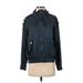 Adidas Stella McCartney Jacket: Below Hip Blue Print Jackets & Outerwear - Women's Size Small