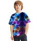 kinderkleidung Jungen T-Shirt Tee Graphic Geometrisch Kurzarm Rundhalsausschnitt Kinder oben Outdoor 3D-Druck Sport Modisch Cool Sommer Blau 3-12 Jahre