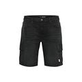 Blend 20715424 Herren Jeans Shorts Kurze Denim Shorts Cargoshorts mit Stretch Blizzard Regular Fit, Größe:M, Farbe:Denim Black (200297)