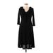 Signature by Robbie Bee Casual Dress: Black Dresses - Women's Size Medium