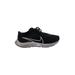 Nike Sneakers: Black Color Block Shoes - Women's Size 10 - Almond Toe