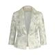 ApartFashion APART Blazer aus einem mattschimmerndem Jacquard mit glänzenden Blüten