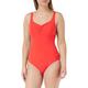 Speedo Women's Shaping AquaNite 1 Piece Badeanzug, Rot, 42