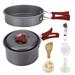 Deagia Camping & Hiking Clearance Camping Cookware Set Aluminum Portable Outdoor Cookset Cooking Pan Hiking Bbq Picnic Sports Tools