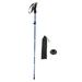 Folding Walking Stick 7075 Aluminum Alloy Prevent Slip Adjustable Height Hiking Cane Pole for Mountaineering