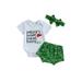 Jamlynbo Newborn Baby Girl Golf Outfit Daddy s Future Golfing Buddy One Piece Romper Golf Pants Set 3Pcs Summer Clothes Set 0-18M