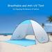 KEUMER Beach Tent Tent Sun Tent - 70.9x59x43.3 Shelter Cabana Sun Shelter Pop- Tent 70.9x59x43.3 Inch Water-resistant Window Instant Pop- Tent Reliable Picnic Tentuv Uv Sun Instant Sun Uv Sun