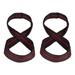 Toudaret Weight Lifting Straps Gym Wrist Straps 2pcs Figure 8 Lifting Strap Men Women Anti-slip Weightlifting Grip Band Bodybuilding Powerlifting Strength