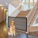 Dog Safety Gate Pet Gate Pet Gate Retractable Pet Fences for Stairs Kitchen Portable Foldable Install