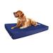 Orthopedic Dog Bed for Large Dog Portable Dog Cot with Zipper Cover XL Durable Pet Bed with Cooling Memory Foam Pad for Indoor Living Room Home Bedroom Apartment 40X35X4 Blue