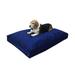 Dog Bed Bean Bag Bed for All Dogs Extra Plush Faux Fur Rectangle Pat Sleeping Mat with Liner and Durable Canvas Cover Use in Living Room Outdoor Indoor Office Hotel 41 L x 27 W x 6 Th Blue