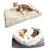 Cat Bed Mats Dog Bed Washable Self Warming 2 in 1 Pet Beds for Medium Small Dogs Fluffy Plush Cat Sofa Faux Fur Cat Cushion Bed with Added Bonus Gift