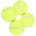 4 Pcs Rubber Pet Toy Tennis Ball Medium Dog Large Bite Training 4pcs Small Toys Sports Balls Puppy Pets Fetch for Dogs